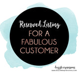 Reserved Listing for Angelika