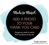 Add a Photo to your Thank You Card