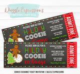 Cookie Exchange Party Ticket Invitation 1