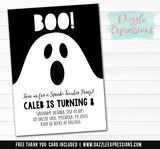 Ghost Invitation - FREE thank you card included