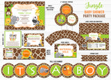 Jungle Baby Shower Party Package
