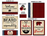 Lumberjack Complete Party Package - Printable