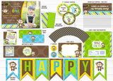 Monkey Complete Party Package - Printable