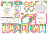 Pineapple Luau Complete Party Package - Printable
