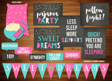 Sleepover Chalkboard Complete Party Package