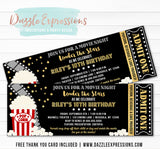 Under the Stars Movie Ticket 1 - FREE thank you card