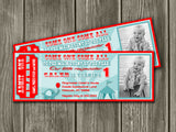 Vintage Circus Ticket Invitations - Thank You Card Included